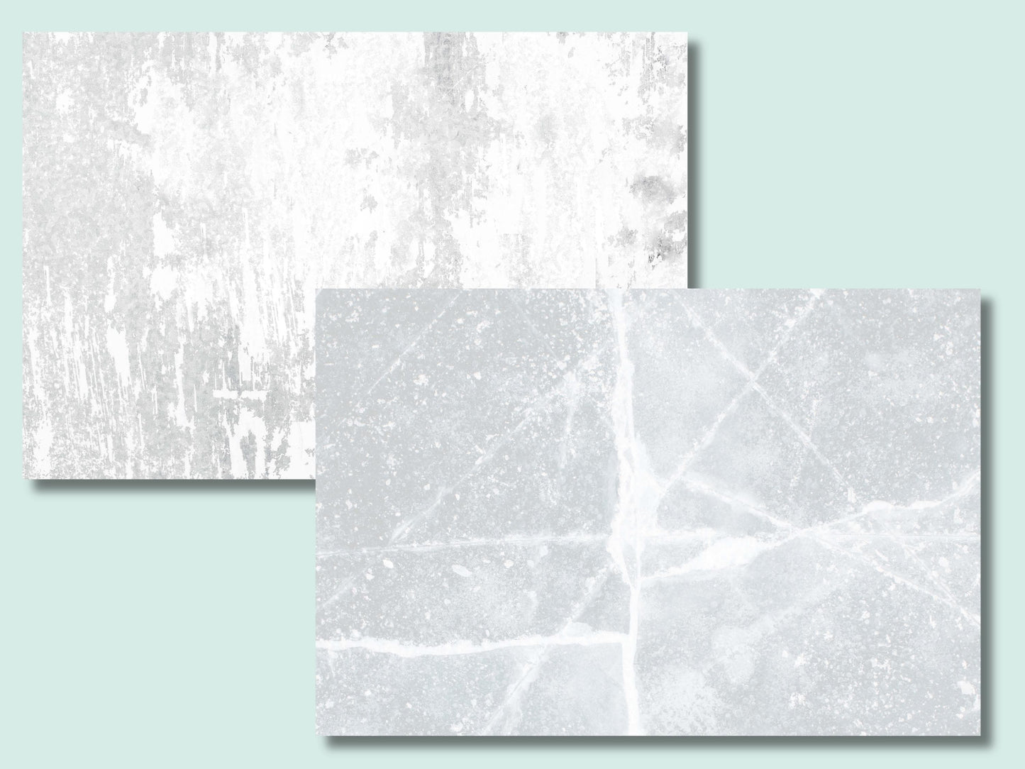 Let it Snow Ice Double Sided Photography Backdrops for Food, Product, and Flat Lay Photography. Come to the Flip Side with this GREAT DEAL!