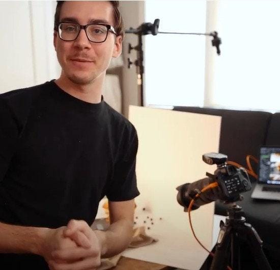 Melon Pastel Solid Photography Backdrop