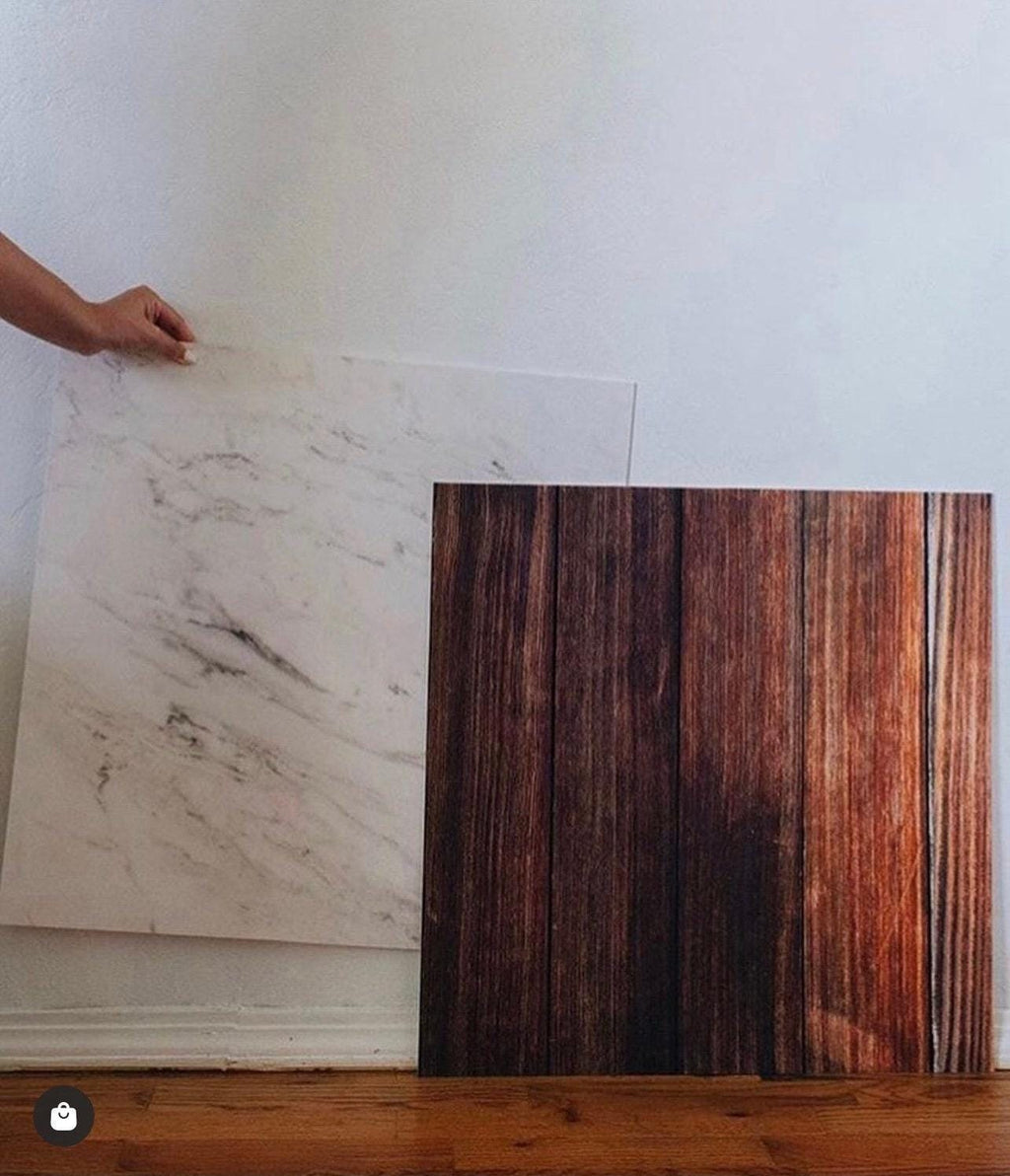 White Subway Tile Photography Backdrop