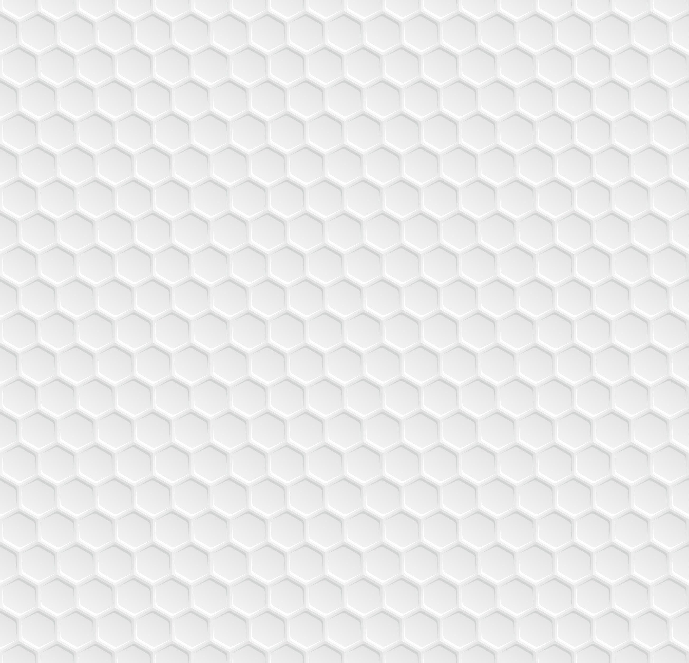 White Hexagon Tile Photography Backdrop