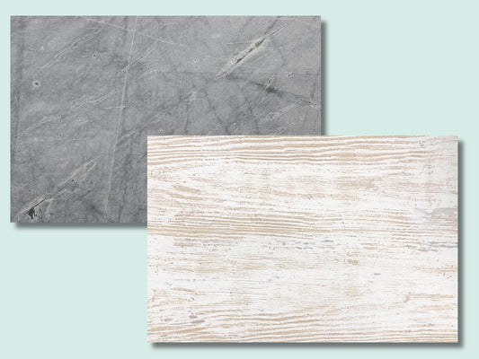 Farm to Table Double Sided Photography Backdrop for Food, Product, & Flatlay Photography. Come to the Flip Side with this GREAT DEAL!