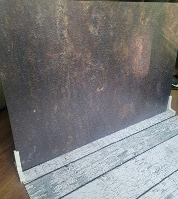 Dark and Rusty Metal Photography Backdrop