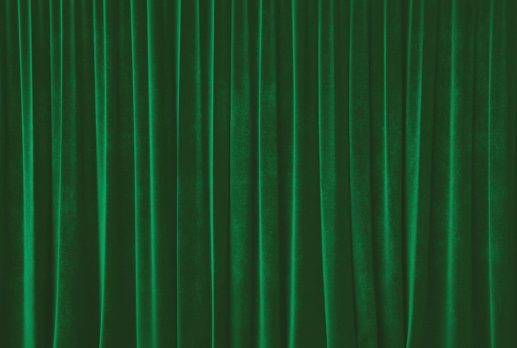 Green Velvet Curtain Photography Backdrop
