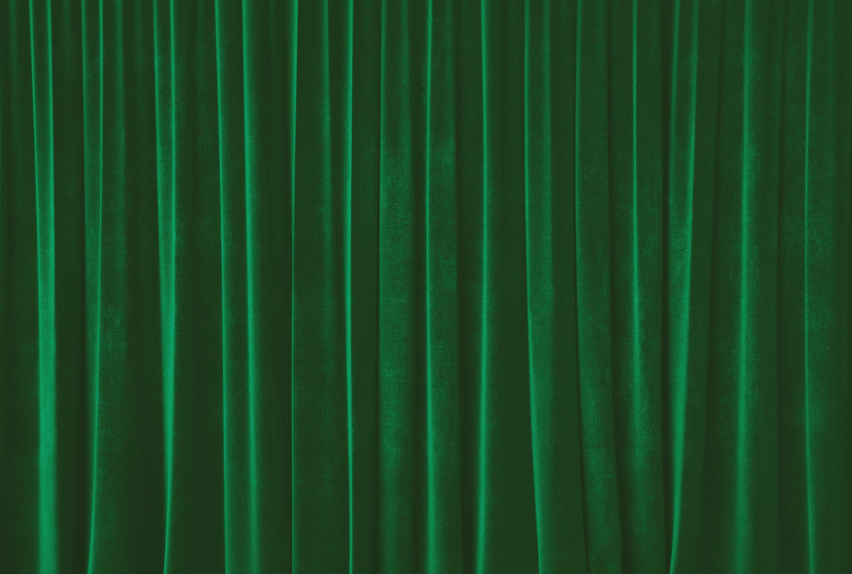 Green Velvet Curtain Photography Backdrop
