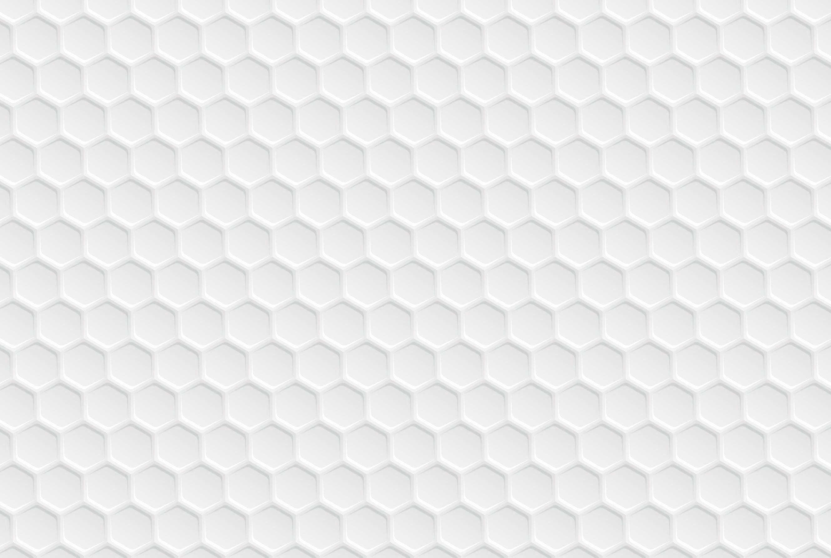 White Hexagon Tile Photography Backdrop